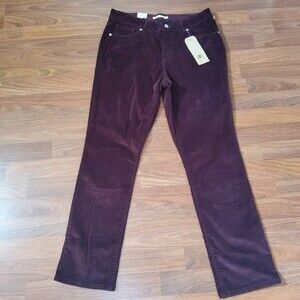 Levi's Classic Straight Corduroy Pants Size 31 Burgundy Red